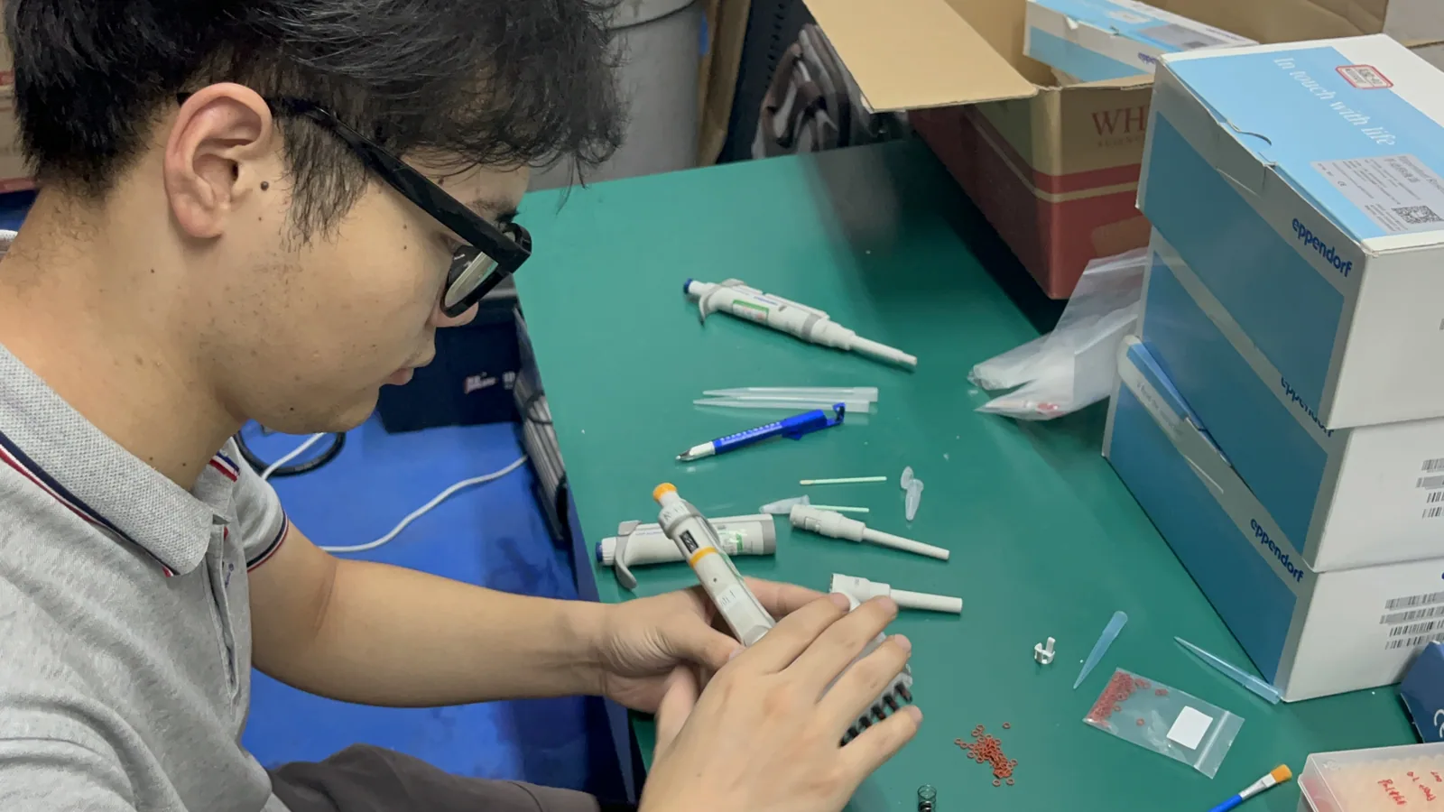实验室搬迁前的仪器性能基线测试